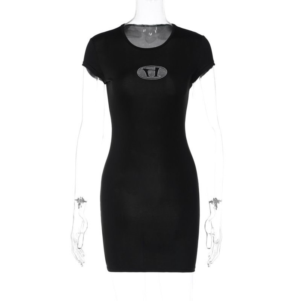 Elegant Black Bodycon Dress